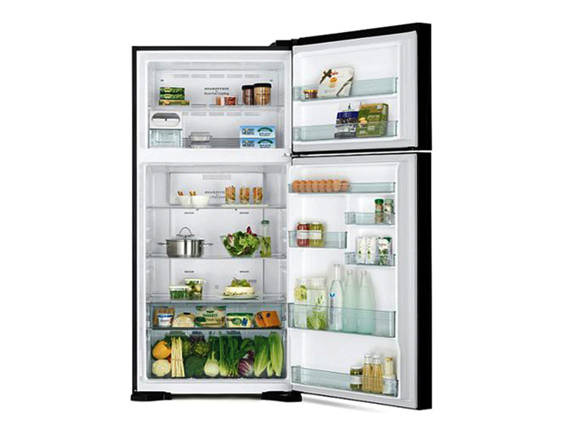 Hitachi-600L-Double-Door-Refrigerator-with-Inverter-Compressor-RVG660PUN7GBK_open (3)