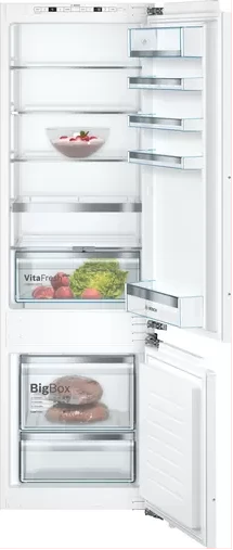 Bosch Serie 6 270 Litre 80/20 Split Integrated Fridge Freezer KIS87AFE0G Bosch Serie 6 270 Litre 80/20 Split Integrated Fridge Freezer KIS87AFE0G