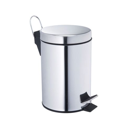 Stainless Waste Bin ( pedal dust bin) 20 Litres - Silver Stainless Waste Bin ( pedal dust bin) 20 Litres - Silver
