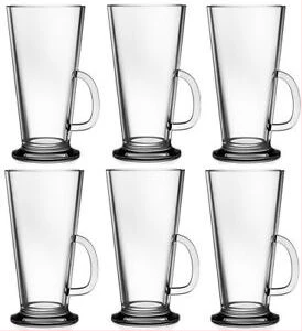 6 Pieces Of Irish Coffee Ice Cream Tea Glasses - Colorless 6 Pieces Of Irish Coffee Ice Cream Tea Glasses - Colorless