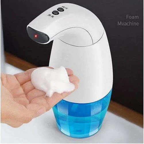 Magic Hand Foam Automatic Touchless Dish Soap Dispensers For Bathroom Kitchen Electric Hand Free Gel Pump- White Magic Hand Foam Automatic Touchless Dish Soap Dispensers For Bathroom Kitchen Electric Hand Free Gel Pump- White