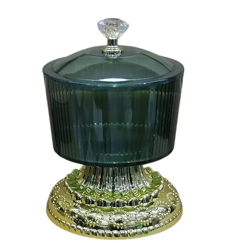 Plastic Sugar Bowl Dish Candy Pot Decor- Green Plastic Sugar Bowl Dish Candy Pot Decor- Green