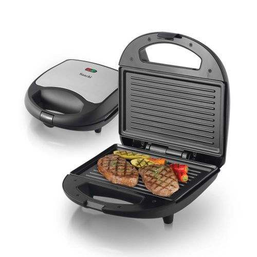 1 - 2023-11-13T152703.644 Saachi 2 Slice Sandwich Maker/Grill NL-SM-4659-BK with an Automatic Thermostat