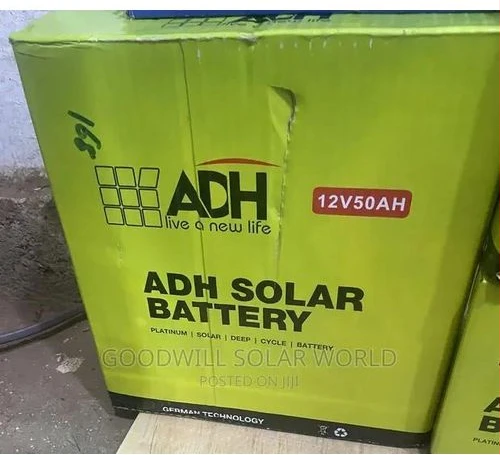 ADH 50 AHmps 12 V Durable Solar Battery ,Lights 5-8 Bulbs ,Black - 1 Year Warranty. ADH 50 AHmps 12 V Durable Solar Battery ,Lights 5-8 Bulbs ,Black - 1 Year Warranty.