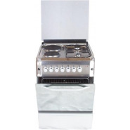Blueflame BlueFlame S6022ER-P 2 Gas and 2 Electric Hot Plate Cooker – Inox