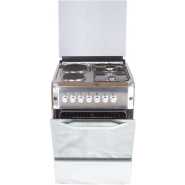 Blueflame BlueFlame S6022ER-P 2 Gas and 2 Electric Hot Plate Cooker - Inox