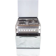 Blueflame BlueFlame S6022ER-P 2 Gas and 2 Electric Hot Plate Cooker - Inox