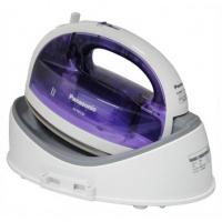 Panasonic Cordless Steam Iron, 1550W, NI-WL30VTH, White/Purple,, 1 Yr Warranty