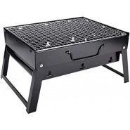 BBQ Portable & Foldable Charcoal Barbecue Grill – Black