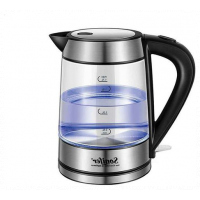 Sonifer 1.7 Litre Glass Electric Kettle - Silver