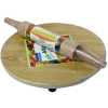 Chapatti Rolling Board Plus Rolling Pin – Brown