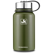 Jk Imaging Vacuum Travel Tea Flask, 650 ml-Green