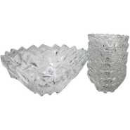 1 Big And 6Small Glass Delisoga Fruit Salad Bowl