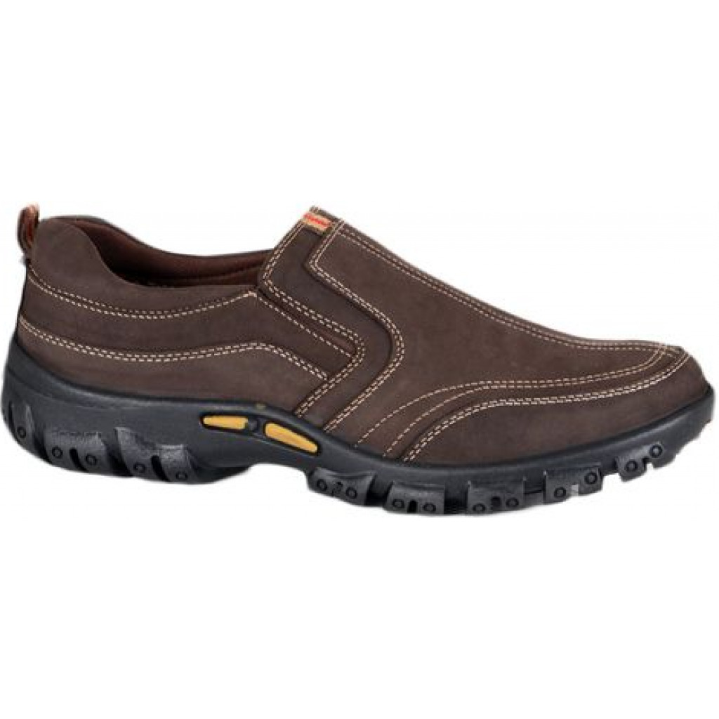 Men's Slip On Shoes - Dark Brown