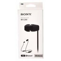 Sony WI-C200 Wireless in-Ear Headset/Headphones with mic for Phone Call, Black (WIC200/B) Headsets