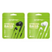 Oraimo OEP-E10 Strong Bass Earphones With Mic - White