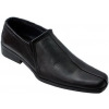 Men's Faux Leather Shoes - Black