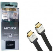 Sony HDMI Cable 2Metres – Black HDMI-to-VGA Adapters