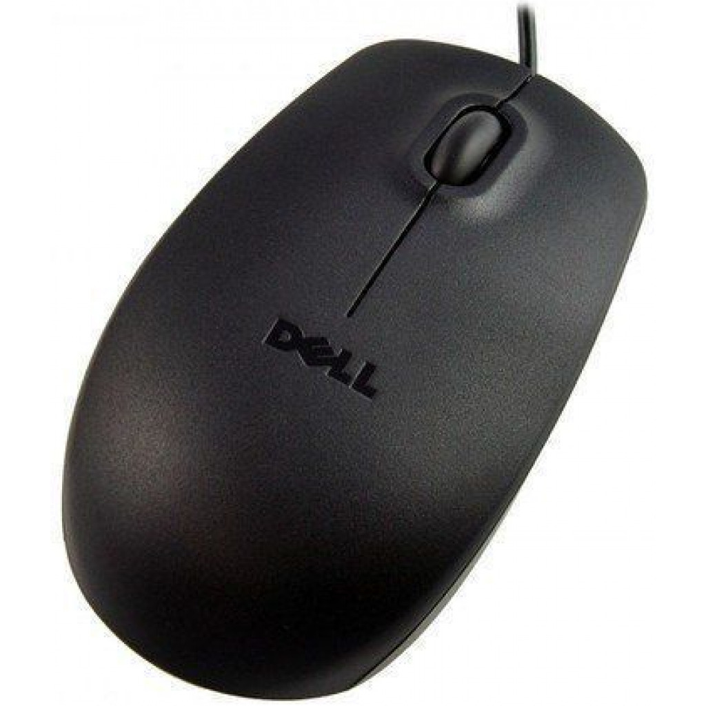 DELL USB Wired 3-Button Optical Mouse - Black