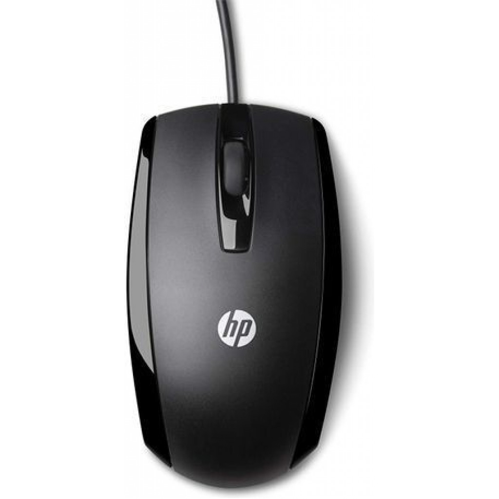 Hp X500 Precision Optical Wired USB Mouse - Black