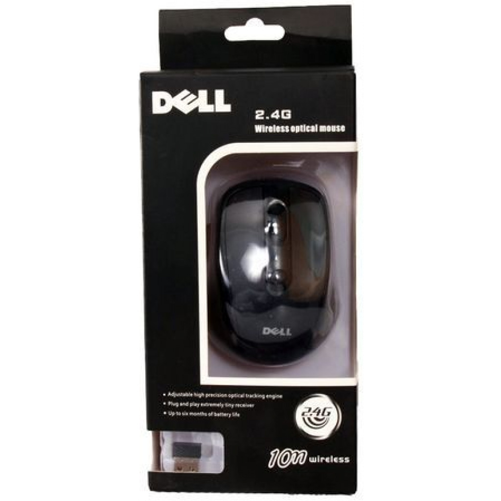 DELL Wireless Mouse - 2.4 Ghz - Black