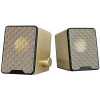 Computer Speakers - USB External Speakers - Gold