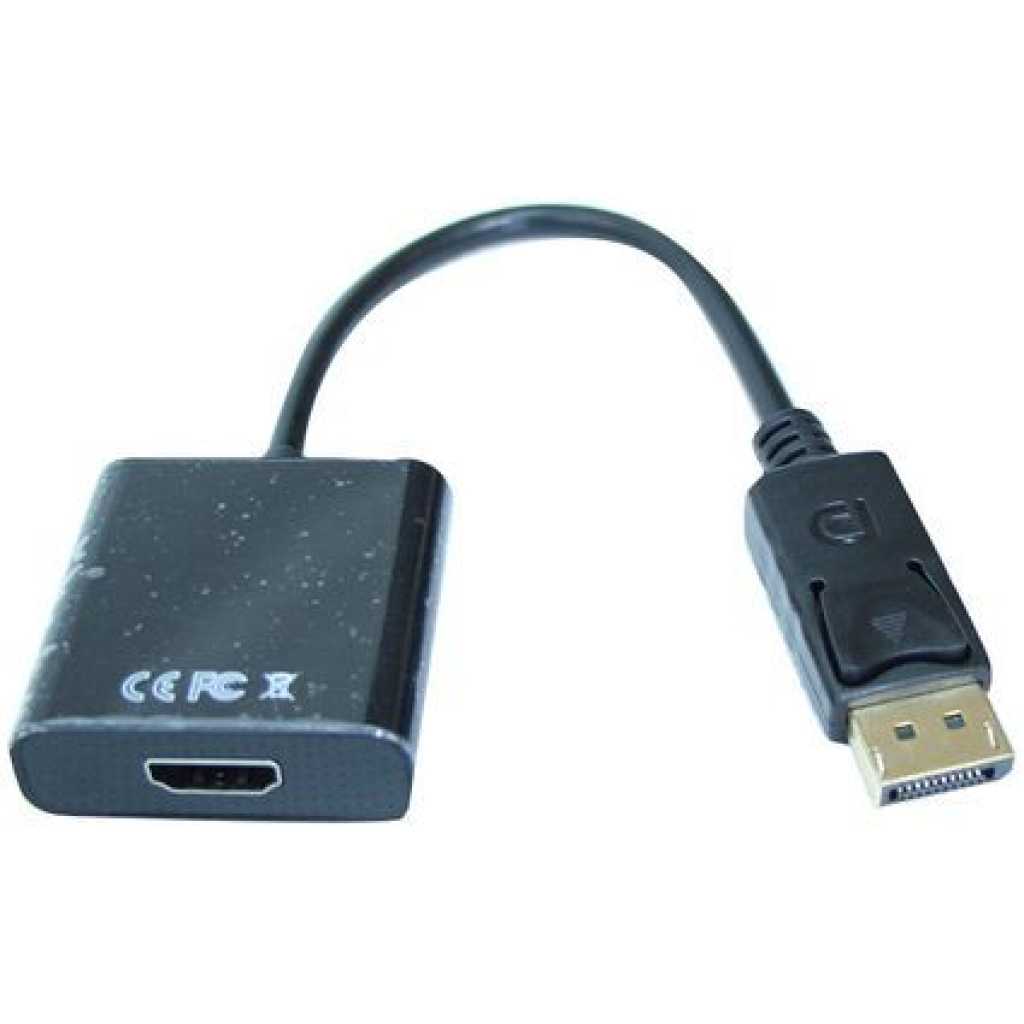 Display PORT to HDMI Adapter - Black