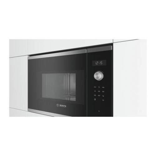 Bosch Series 6 BFL524MS0B Built-In Grill Microwave, 20 L, 800 W, Touchscreen