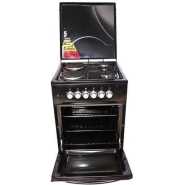 Besto Two Gas + Two Electric Upright Oven, 50x50cm - Black