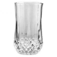 6 Pieces Of Diamond Design Juice Glasses - Colorless.