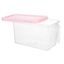 Fridge Storage Organizer Container Bin Box, Pink.