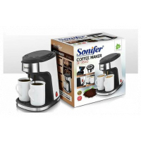 Sonifer SF-3540 Drip Coffee Maker Kitchen Machine,Silver