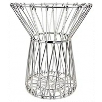 7in1 Adjustable Fruit Basket Multipurpose Storage Organizer, Silver