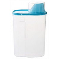 2.5 Litre Food Plastic Storage Grains Cereal Container, Blue