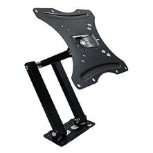 LCD LED TV 14-55” Aluminum Alloy Tilt Swivel Wall Mount - Black