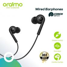 Oraimo OEP-E10 Strong Bass Earphones With Mic - Black