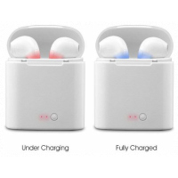 i7S - Double Bluetooth Earbuds - Earphones - White