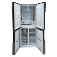 ADH BCD-558 558 - Litres Fridge, 4 Door Refrigerator - Silver