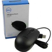 DELL USB Wired 3-Button Optical Mouse - Black