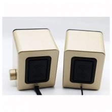 Computer Speakers - USB External Speakers - Gold