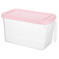 Fridge Storage Organizer Container Bin Box, Pink.