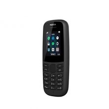 Nokia 105 Dual Sim, FM Radio, Torch light, 800MAH Battery - Black