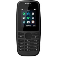 Nokia 105 Dual Sim, FM Radio, Torch light, 800MAH Battery – Black