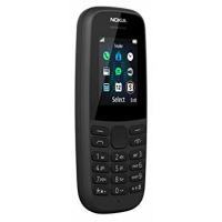 Nokia 105 Dual Sim, FM Radio, Torch light, 800MAH Battery - Black