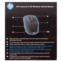 Hp Laverock 2.4G Wireless Optical Mouse - Black