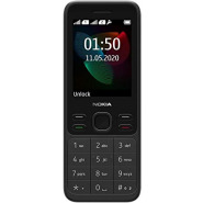 Nokia 150 Feature Phone, Dual SIM, 2.4″ Display, Camera, FM Radio, MP3 Player, Expandable MicroSD up to 32GB – Black Cell Phones