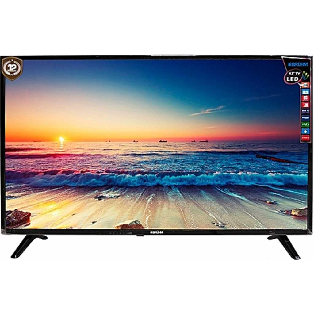 Bruhm 43 Inch Android Smart Digital TV BTF-43SS FHD -Black