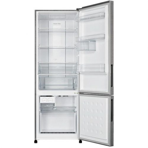 Hisense 341L Fridge RB341D4WGU;  Double Door Defrost Refrigerator With Water Dispenser - Silver