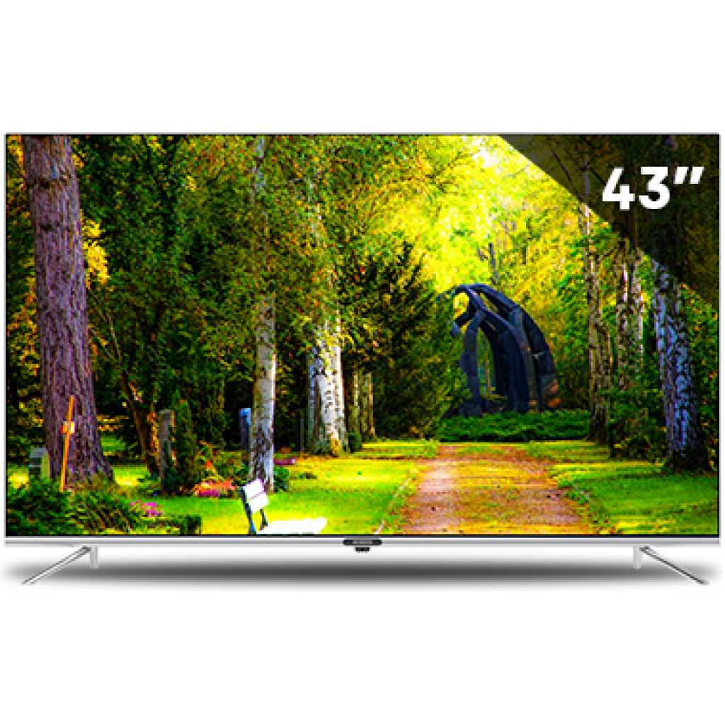 Skyworth 43 Inch Smart TV 43STD6500; Frameless Android Full HD LED TV, HDMI, USB, With Inbuilt Free To Air Decoder