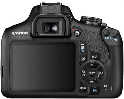 Canon EOS 2000D DSLR Camera and EF-S 18-55 mm f/3.5-5.6 IS III Lens, Black